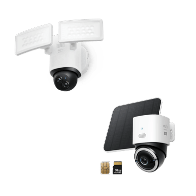 eufy 4G LTE Cam S330 + Floodlight Camera E340