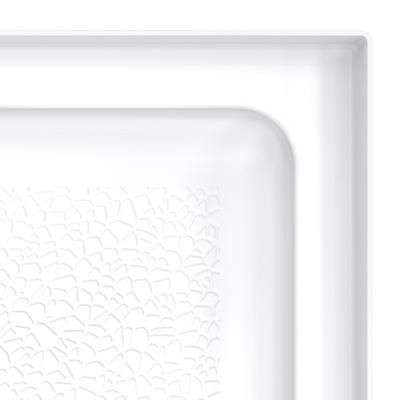 Dreamline DreamLine DreamStone 32 inch D x 60 inch W x 4 5/16 inch H Left Drain Single Threshold Shower Base in White B1DS6032XSL0001