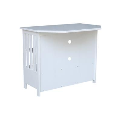 Mission Corner TV Stand - Whitewood TV08-27