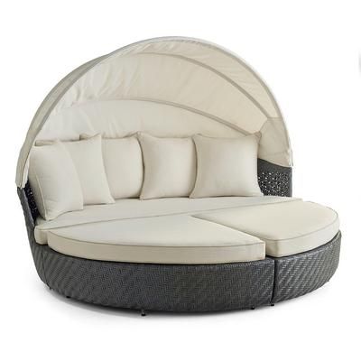 Cadence Daybed Replacement Cushions - Quick Dry, Vista Boucle Air Blue - Frontgate