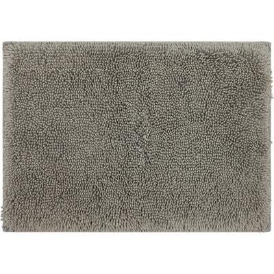 Wide Width Classic Cotton Ii Bath Rug by Mohawk Home in Cool Grey (Size 17" W 24" L)