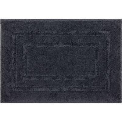 Wide Width Cotton Reversible Bath Rug by Mohawk Home in Charcoal (Size 27" W 45" L)