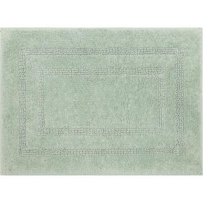 Wide Width Cotton Reversible Bath Rug by Mohawk Home in Seaglass (Size 17" W 24" L)