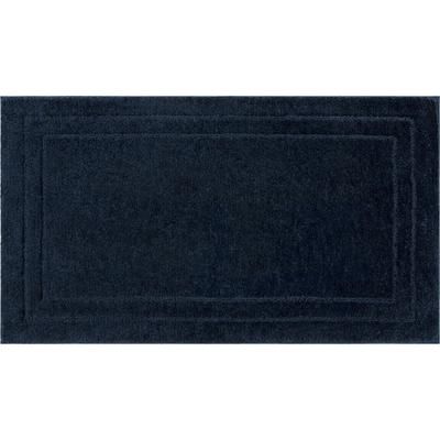 Wide Width Diplomat Bath Rug by Mohawk Home in Indigo (Size 24" W 40" L)
