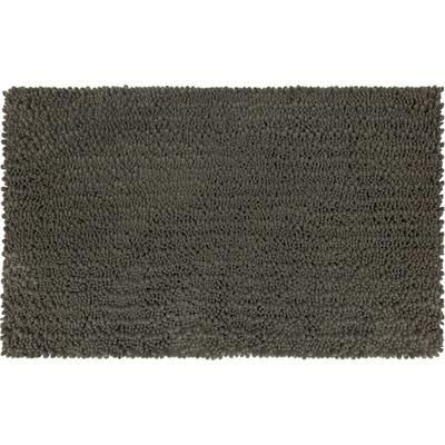 Wide Width Metaphor Bath Rug by Mohawk Home in Cool Grey (Size 24" W 60" L)