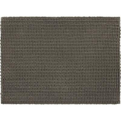 Wide Width Homespun Noodle Bath Rug by Mohawk Home in Cool Grey (Size 24" W 60" L)