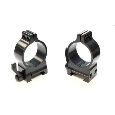 Talley 1in Signature Picatinny Ring w/ Lever Blued Steel Low TSP10L