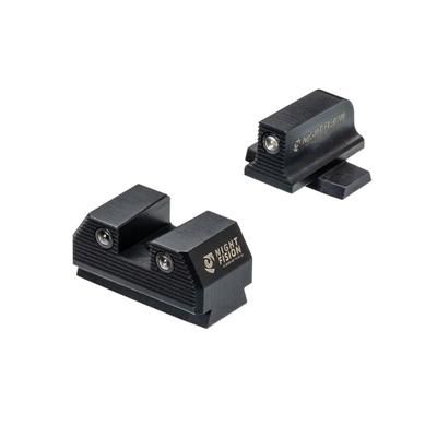 Night Fision Optics Ready Stealth Night Sight Set for Sig P365/507k w/ Black Front Ring Black One Size SIG-180-240-238-ZGZG