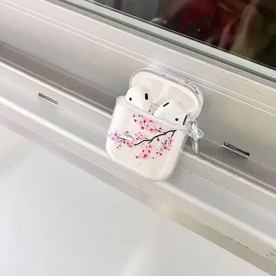 Clear TPU Sakura Custom Cases For Airpods pro2 Fashion Silicon Headphone Earphone Cover For AirPods 3 case