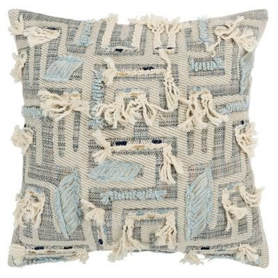 " 20" x 20" Pillow Cover - Rizzy Home COVT16538GY002020"