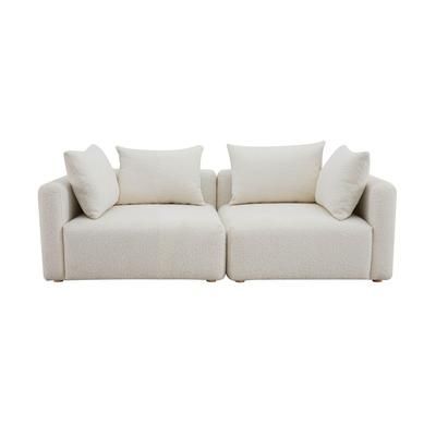 Hangover Cream Boucle Loveseat – TOV Furniture TOV-L68787-LO