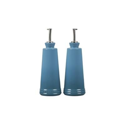 Le Creuset Signature Oil & Vinegar Set Caribbean 10oz ST00546000170001