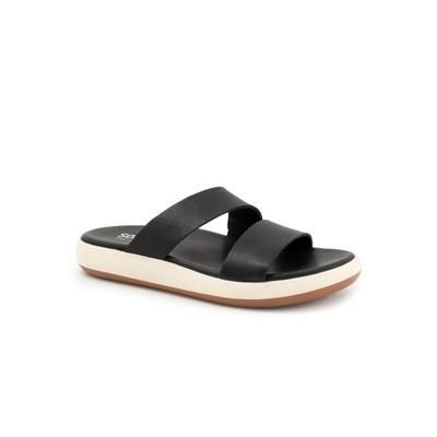 Women's Jenna Slide Sandal by SoftWalk in Black (Size 7 1/2 M)