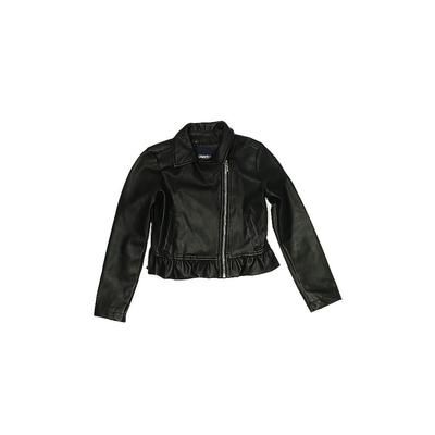 Limited Too Leather Jacket: Black Clothing - Kids Girl's Size 6X