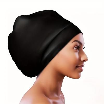 TEMU 1pc Swimming Cap For Long Hair, Large Swimming Hat For , Men