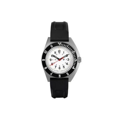 Marathon Rctic Steel Navigator Ssnav On Black 3-Piece Rubber Strap Kit White 41mm WW194001SS-0530