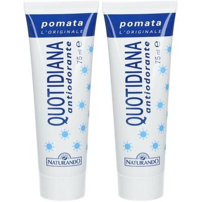 QUOTIDIANA Antiodorante Pomata Set da 2 2x75 ml