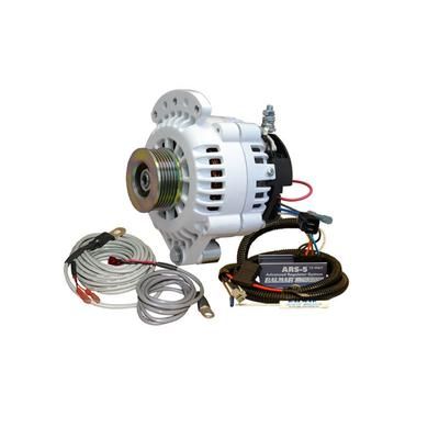 Balmar 621 Series Alternator - Spindle MountSingle Foot Charging Kit - K6 Serpentine Pulley - 100A - 12V 621-VUP-100-K6