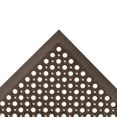 NoTrax 562S0310BL Sanitop Grease-Resistant Floor Mat, 3' x 10', 1/2" Thick, Black