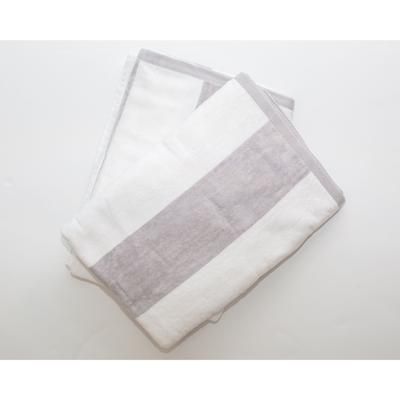 Tropical Cabana 2 Pc Bathsheet 2 Pc Bath Sheet by ESPALMA in Silver