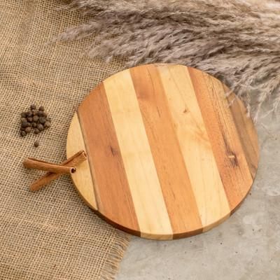 Delicious Moon,'Handmade Round Bay Laurel, Cedar and Pinewood Cutting Board'