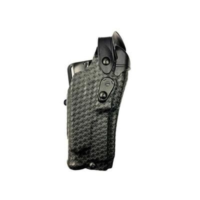 Safariland 6360RDS ALS/SLS Mid-Ride Level-III OWB Belt Holster w/ Left Hand Glock 17/22 Insight Technology M3 Left STX Basket Weave Black