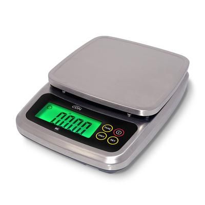 CDN SD1120 11 lb Digital Scale w/ Removable Platform - 5 3/8 x 5 3/8, Silver, 100/120 V