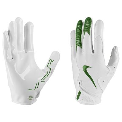 Nike Vapor Jet 8.0 Adult Football Gloves White/Pine Green