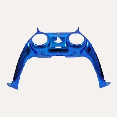 TEMU Chrome Diy Replacement Controller Shell Glossy Decorative Trim Shell Custom Plates Cover Compatible With Ps5 Controller