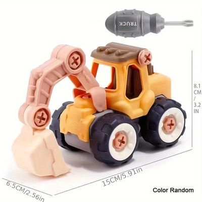 TEMU Toys Vehicles Trucks Toys Trucks Set Excavators Building Car Toys With Drills - Best Gifts Truck Toys For Boys Kids Toddlers