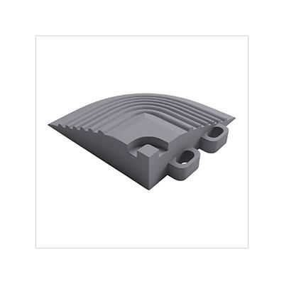 Swisstrax Pro Pearl Grey Garage Floor Tile Corner (4-Pack)