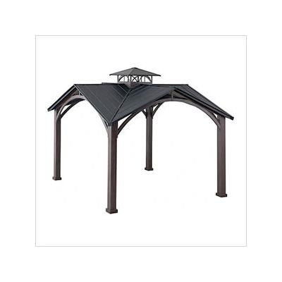 Sunjoy Group 12.5' x 12.5' Roanforth Hardtop Gazebo