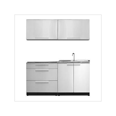 NewAge Outdoor Kitchens Stainless Steel 4-Piece Outdoor Kitchen Set (No Countertop)