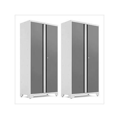 NewAge Garage Cabinets 2 x BOLD Series 36-Inch Platinum Locker