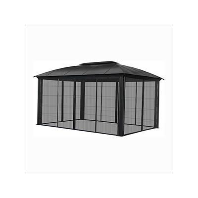 Paragon Outdoor 11 x 16 ft. Siena Hard-Top Dome Gazebo with Sliding Screen