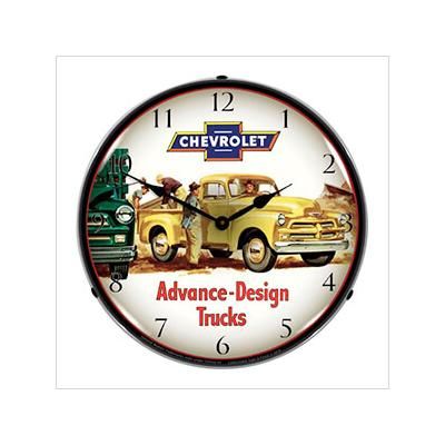 Collectable Sign and Clock 1954 Chevrolet Truck Backlit Wall Clock