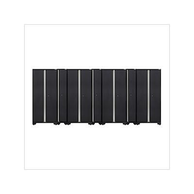 NewAge Garage Cabinets PRO Series Grey 4 x Multi-Use Lockers and 3 x Sports Lockers Set