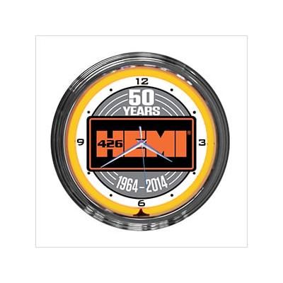 Neonetics 15-Inch Hemi 50th Anniversary Neon Clock