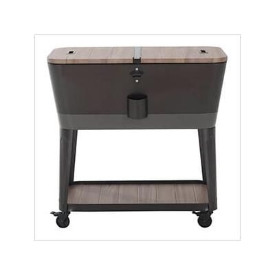 Sunjoy Group IceCove 80-Quart Rolling Ice Chest Cooler Cart