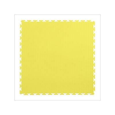 Lock-Tile 7mm Yellow PVC Smooth Tile (10 Pack)