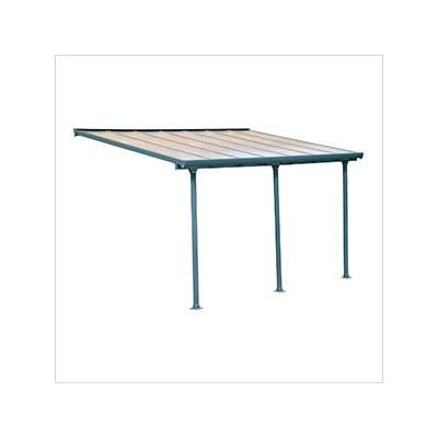 Palram-Canopia Feria 10' x 14' Patio Cover (Grey / Clear)