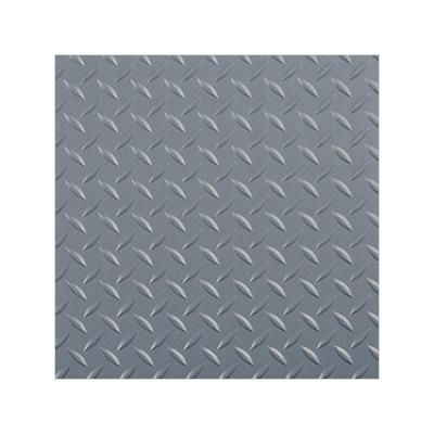 G-Floor 10' x 24' Diamond Tread Garage Floor Roll (Grey)