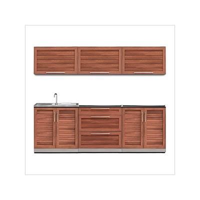 NewAge Outdoor Kitchens Grove 6-Piece Outdoor Kitchen Set (No Countertop)