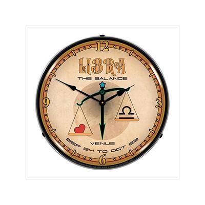 Collectable Sign and Clock Pisces Backlit Wall Clock