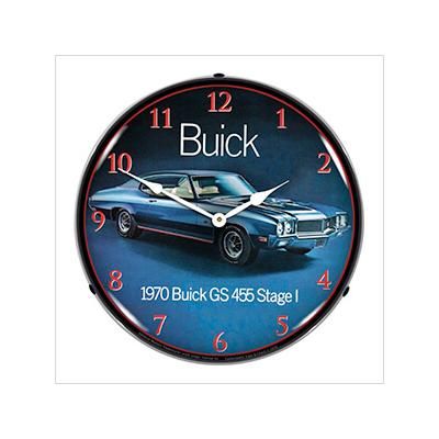 Collectable Sign and Clock 1970 Buick GS 455 Backlit Wall Clock