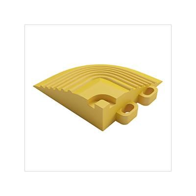Swisstrax Pro Citrus Yellow Garage Floor Tile Corner (4-Pack)