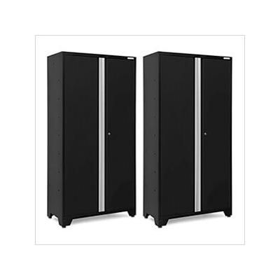 NewAge Garage Cabinets 2 x BOLD Series 42-Inch Black Locker