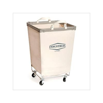 Seville Classics Commercial Heavy-Duty Canvas Laundry Hamper