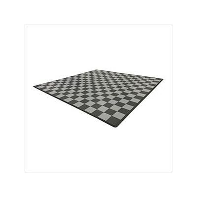 Swisstrax Diamondtrax Home Two Car Garage Floor Tile Mat (Jet Black / Slate Grey)