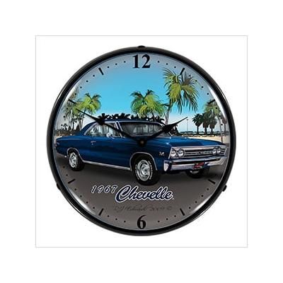 Collectable Sign and Clock 1967 Chevelle Backlit Wall Clock